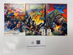 3 Weapon X MARVEL comic book #1 2 4 32 KM9