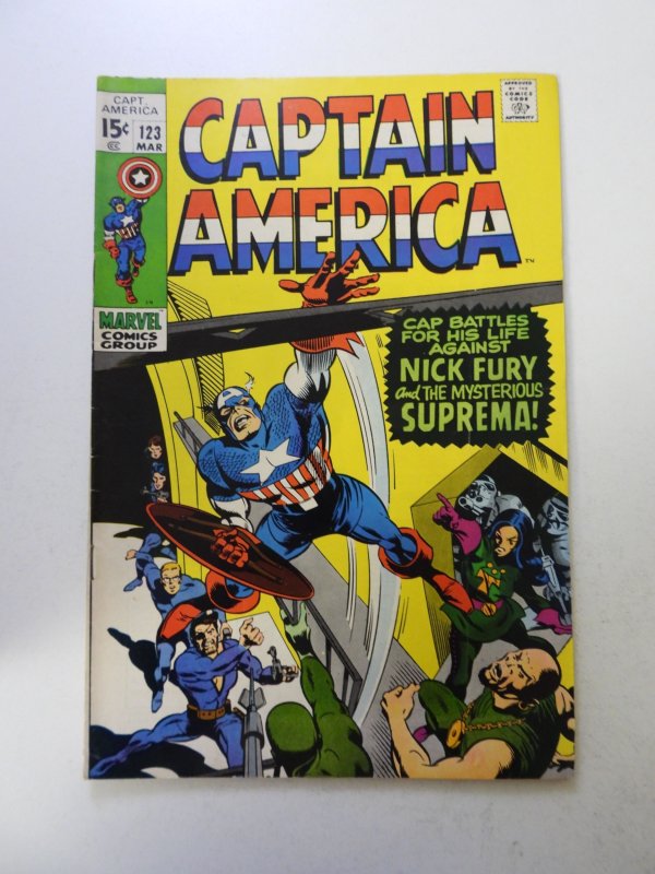Captain America #123 (1970) FN- condition
