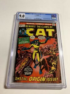 The Cat Cgc 9.0 Ow/w Pages Marvel Bronze 1st Tigra