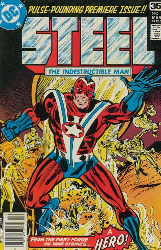Steel, the Indestructible Man #1 FN; DC | save on shipping - details inside 