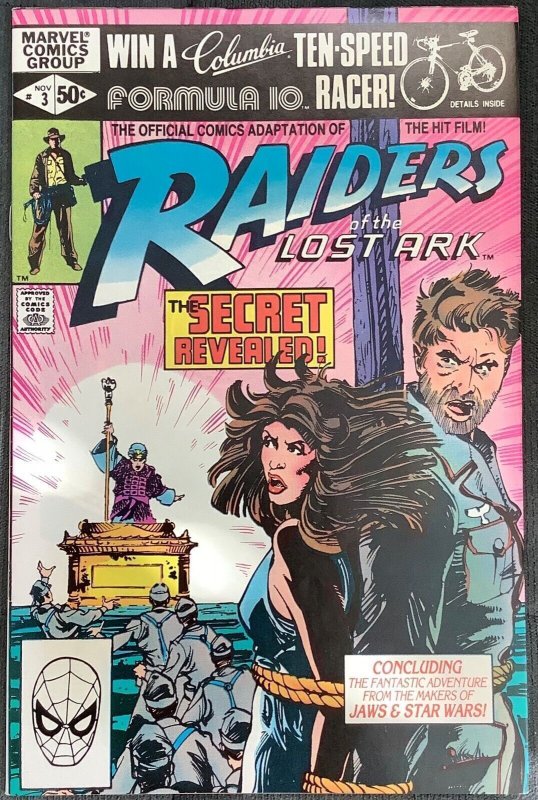Raiders of the Lost Ark #3 Direct Edition (1981, Marvel) NM
