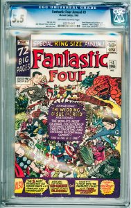 Fantastic Four Annual #3 (1965) CGC 5.5! broken top of slab
