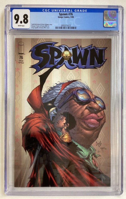 Spawn #76 - CGC 9.8 - Image - 1998 - Todd McFarlane story! Greg Capullo cover!