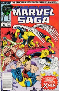 The Marvel Saga The Official History of the Marvel Universe #21 (1987) X-Men