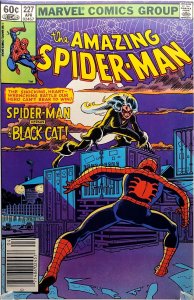 Amazing Spider-Man #227 Newsstand (1982) Black Cat, NM or better