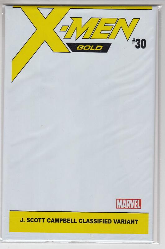X-MEN GOLD (2017 MARVEL) #30 VARIANT JSC CLASSIFIED BAGGED NM