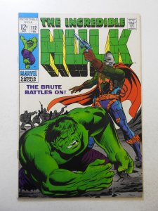 The Incredible Hulk #112 (1969) VG/FN Condition! tape pull fc