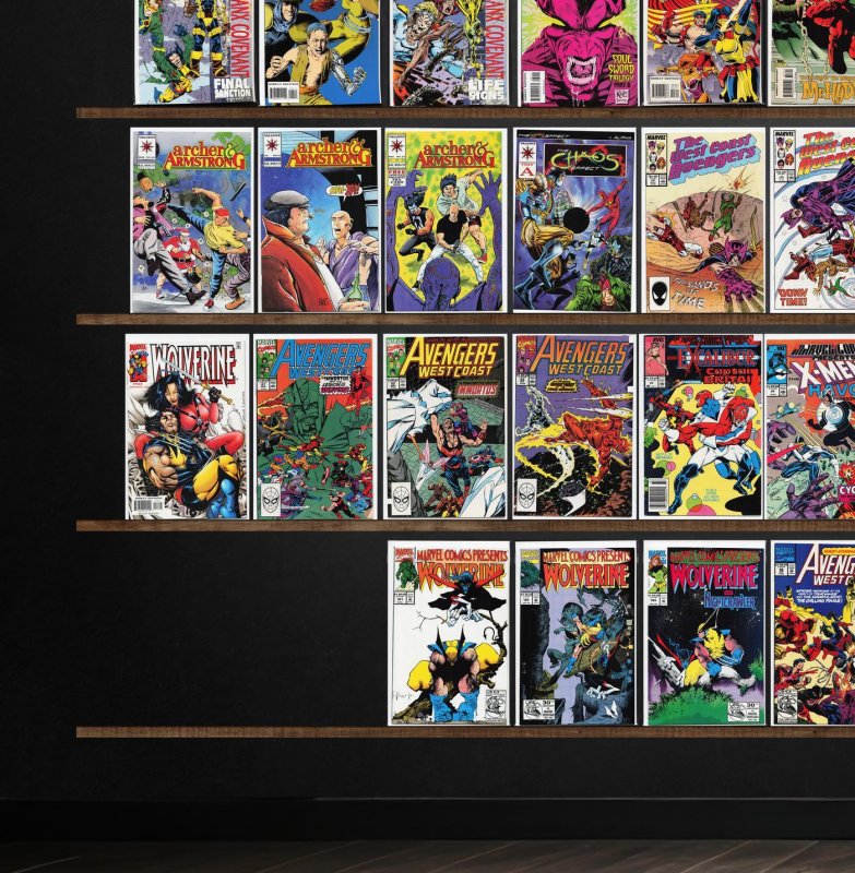 Huge Lot 150+ Comics with Avengers West Coast, West Coast Avengers & More!