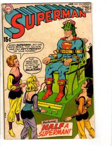 Superman # 223 VG DC Comic Book Wonder Woman Batman Flash Arrow Atom JG9