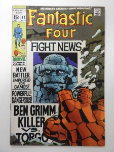 Fantastic Four #92 (1969) VF+ Condition!