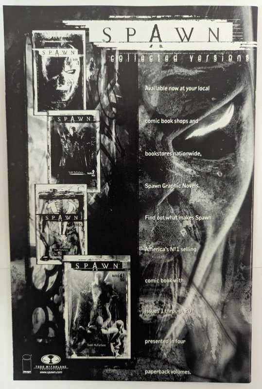 Spawn #1 Black and White Cover (1997)