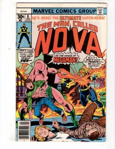 Nova #8 (1977)  MEGAMAN Apearance Bronze Age MARVEL / ID#371