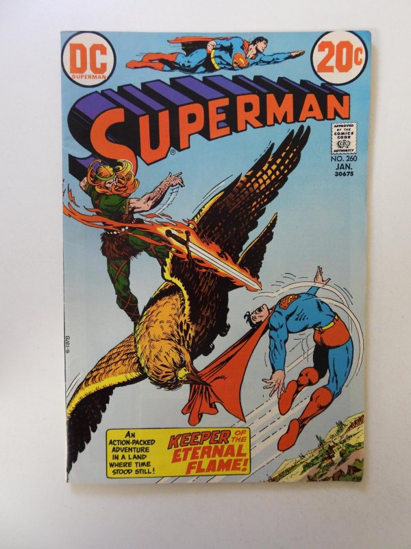 Superman #260 (1973) FN- condition