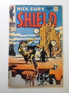 Nick Fury, Agent of SHIELD #7 (1968) VG Condition moisture stain