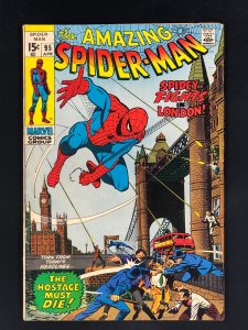 The Amazing Spider-Man #95 (1971) VG Spider-Man In London