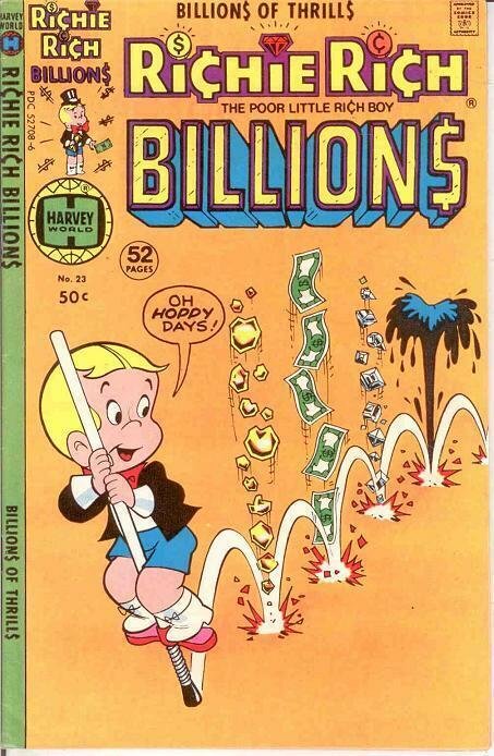 RICHIE RICH BILLIONS (1974-1982) 23 VF-NM May 1978 COMICS BOOK 