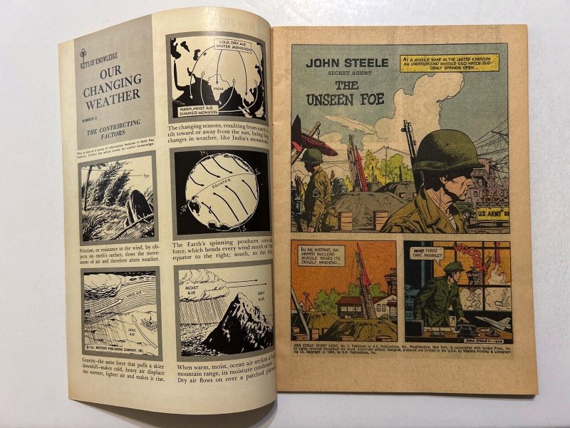 John Steele Secret Agent #1 VG+ 4.5 Gold Key 1964