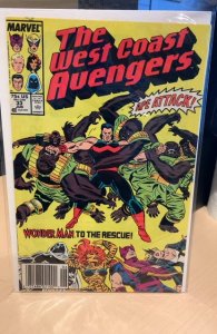 West Coast Avengers #33 Newsstand Edition (1988) 6.0 FN