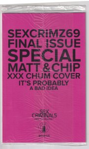 Sex Criminals #69 Photo Cover (2020) Bud