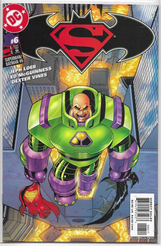 Superman/Batman (2003) # 6 VF (World's Finest 6) Loeb/McGuinness, Luthor