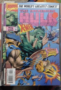 INCREDIBLE HULK  # 455 1997 marvel disney  wolverine  x men