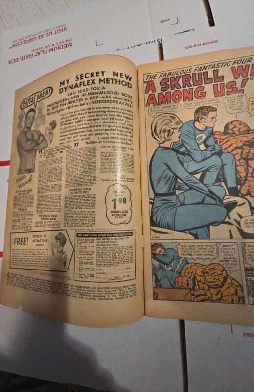 Fantastic Four #18 (1963)first superskrull vs FF4 see deacrirption