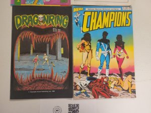 4 Comics #2 Dragonring #6 Champions #25 Comics Interviews #4 Area 88 44 TJ30