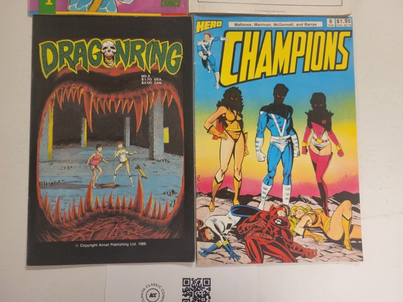 4 Comics #2 Dragonring #6 Champions #25 Comics Interviews #4 Area 88 44 TJ30