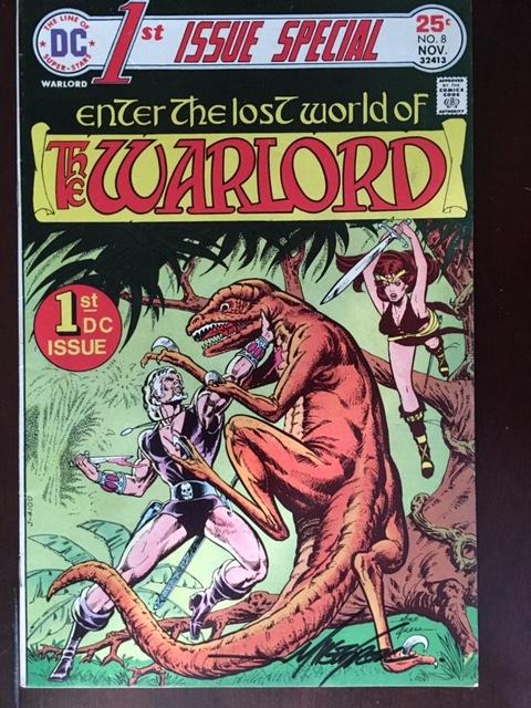 DC COMICS 1ST ISSUE SPECIAL #8 WARLORD VF/NM SIGNED MIKE GRELL