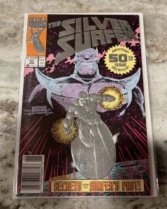 Silver Surfer #50 Foil 3-D Cover Rare Newsstand Edition Marvel Comics 1991 NM+