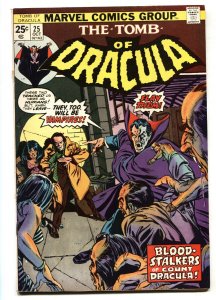 TOMB OF DRACULA #25 1974-Origin and 1st appearance, of Hannibal King