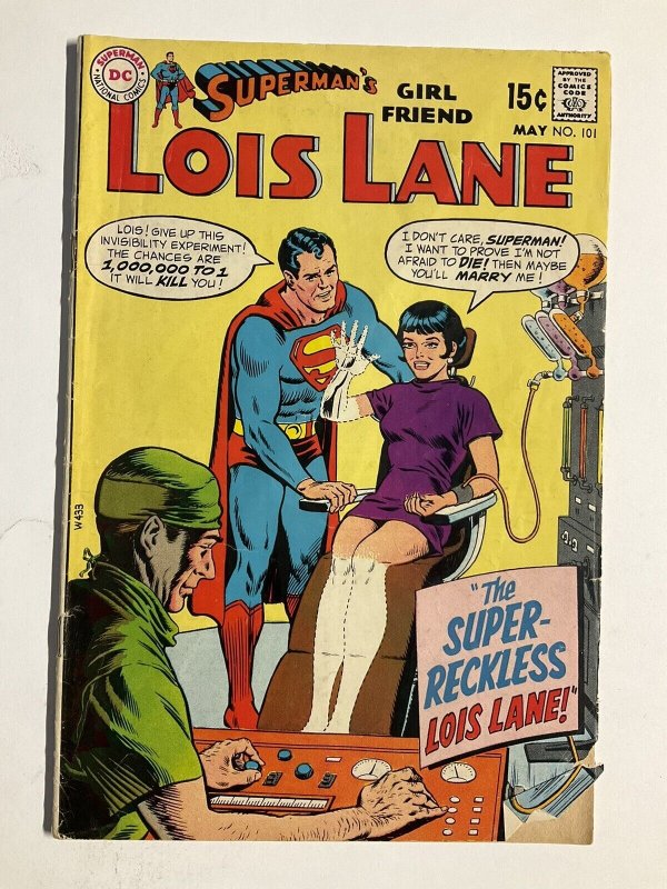 SUPERMAN’S GIRLFRIEND LOIS LANE 101 VG/FN VERY GOOD/FINE 5.0 DC COMICS
