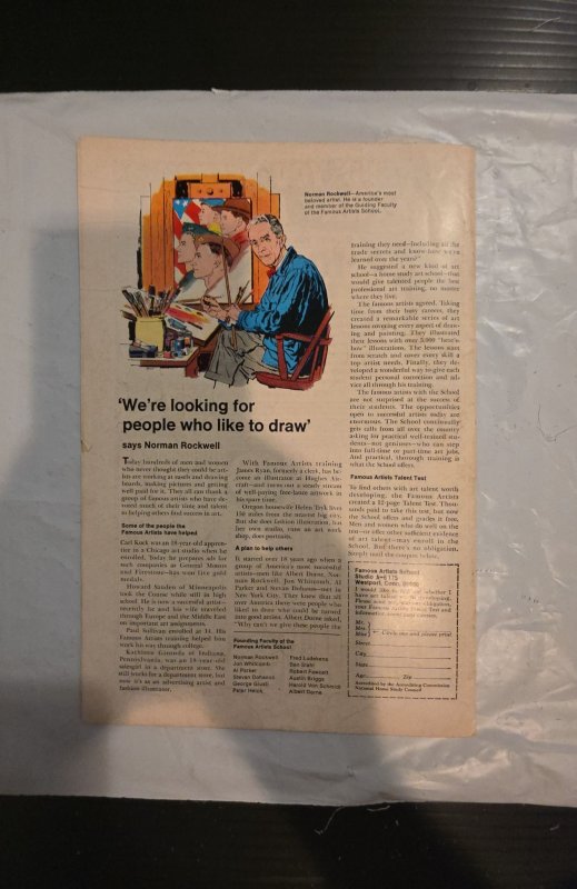 Captain America #119 (1969)The skull falls  light foxxing