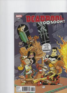 Deadpool Too Soon #1 Cover B Variant Cover Marvel Comic Book