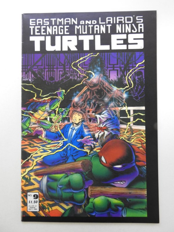 Teenage Mutant Ninja Turtles #9 (1986) Signed Eastman/Laird+3more! VF+ Condition