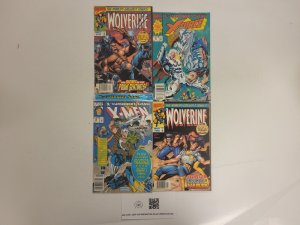 4 Marvel Comics #116 118 Wolverine + #12 X-Force + #16 X-Men 69 TJ303