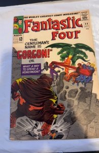 Fantastic Four #44 (1965)His name is Gorgon- app Medusa bottom spine chip