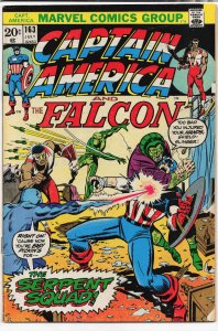 Captain America #163 (1973) Captain America and the Falcon