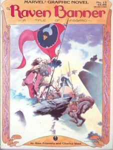 Raven Banner - Charles Vess Marvel Graphic Novel #15 (1984)