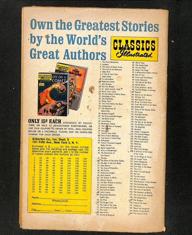 Classics Illustrated #165