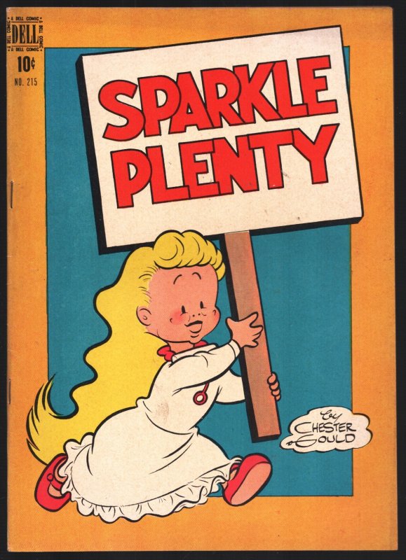 Sparkle Plenty-Four Color Comics-#215 19479-Dell-Chester Gould-Dick Tracy&nb