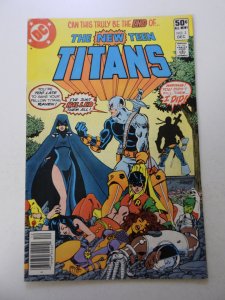 The New Teen Titans #2 (1980) 1st appearance of Deathstroke FN/VF condition