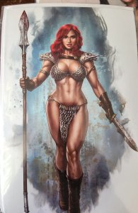 Immortal Red Sonja #4 Dominic Glover Full Body Variant Cover C2E2 Exclusive.