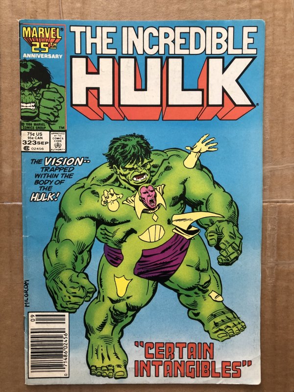 The Incredible Hulk #323 Newsstand Edition (1986)