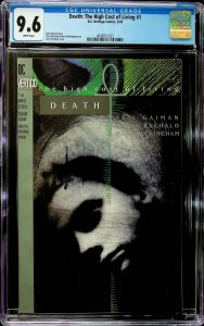 Death: The High Cost of Living #1 (1993) - CGC 9.6 Cert#4008931025