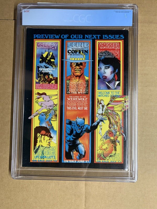 Creepy 55 Cgc 9.4 White Pages Warren Publishing Bronze Age