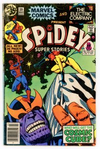 Spidey Super Stories #39 1st Thanos Copter Cosmic Cube Newsstand FN