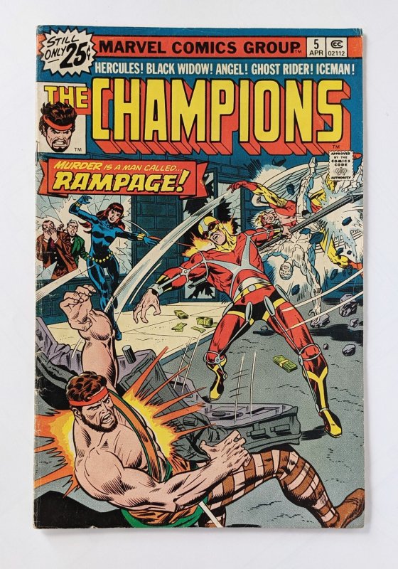 The Champions #5 (1976)  VG+