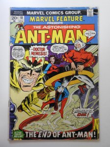 Marvel Feature #10  (1973) GD/VG Condition! Mennen insert intact