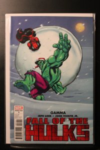 Fall of the Hulks: Gamma Snowball Variant Cover (2010)